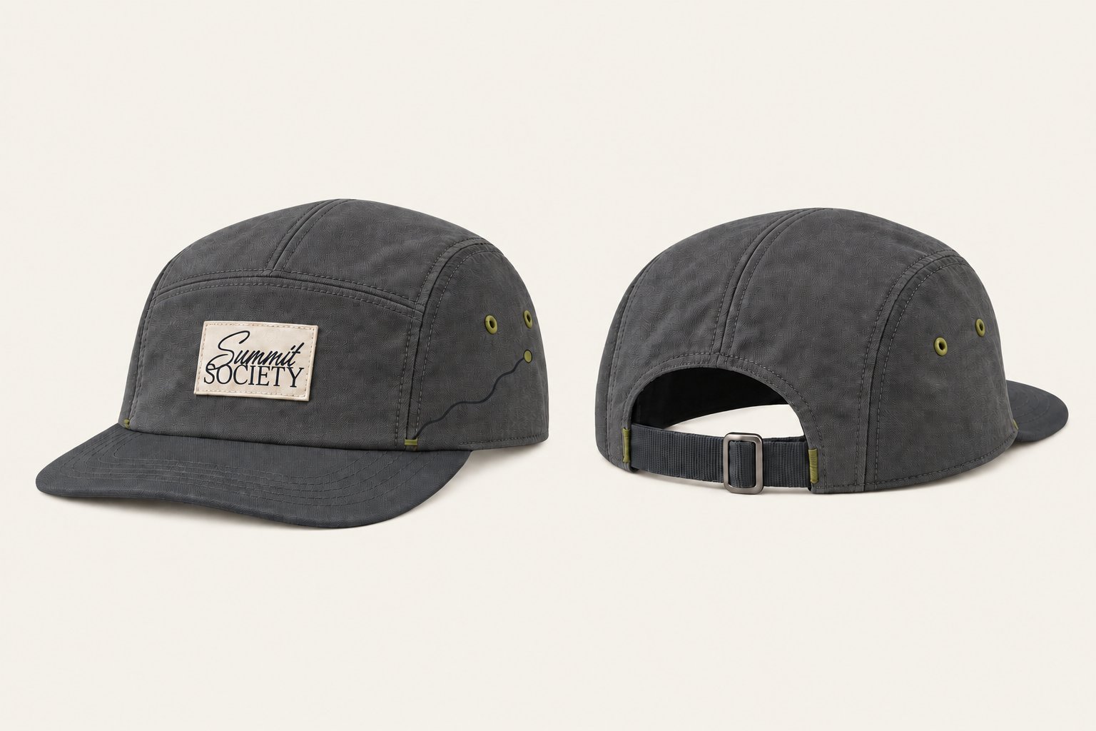 Gorra First Step 5-Panel en Ridge Graphite