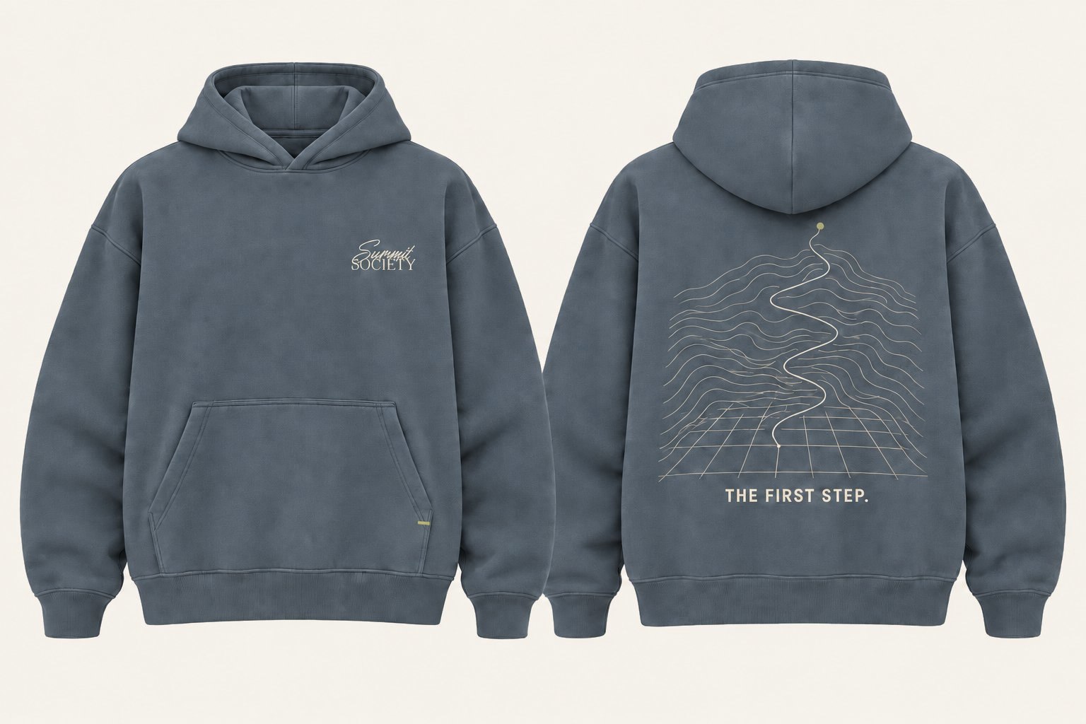 Hoodie The First Step en Slate Route