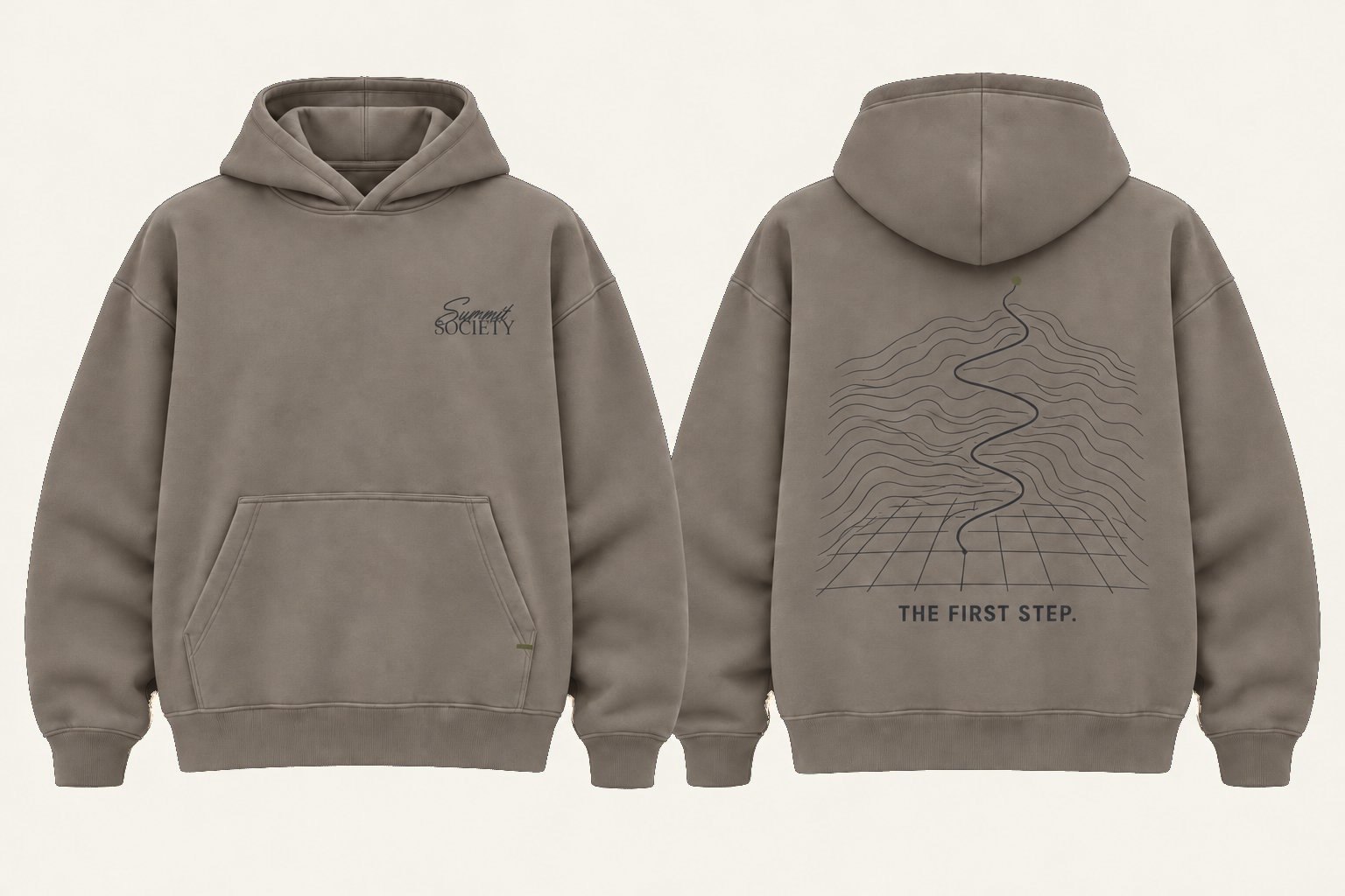 Hoodie The First Step en Trail Stone